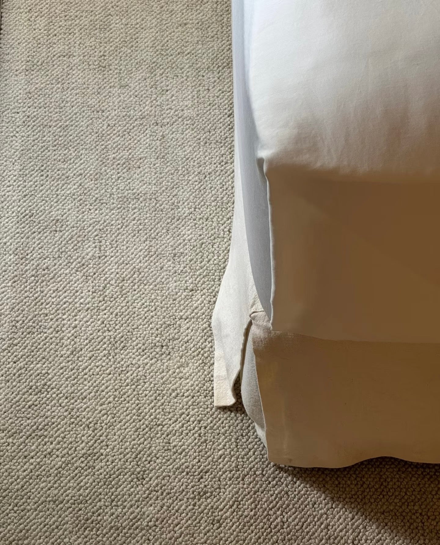 Cotton Bedding Sets - Vanilla - Duvet Cover + Fitted Sheet Set